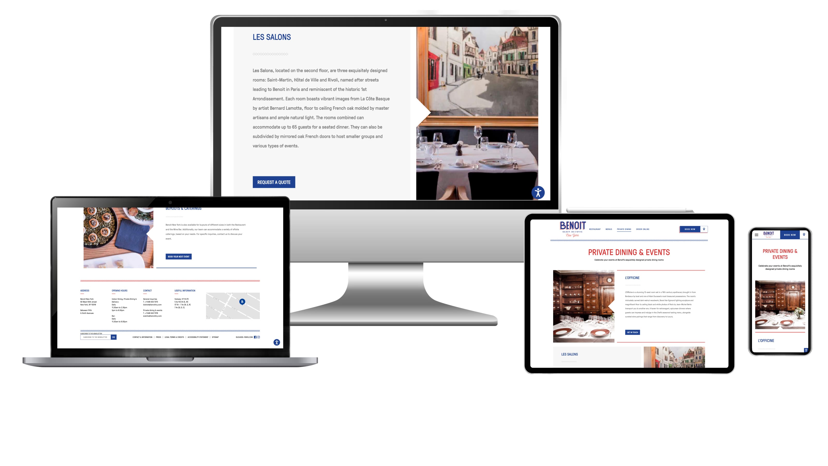 Benoît NY - Site web corporate